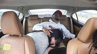 5-star Uber fuck featuring Frecklemonade, Tokyo Leigh, and a thrilling car encounter