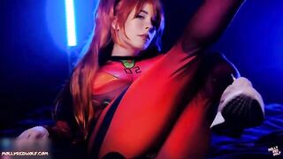 Asuka Langley's sloppy blowjob and pussy creampie action - Evangelion
