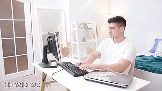 Dane Jones cheats on his wife with a busty brunette in a sensual scene