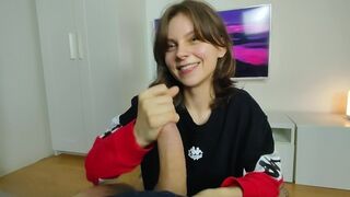 The hottest cum in mouth + cumplay compilation by a cute amateur