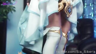 Genshin Lumine explores anal with sizzling Sia Siberia in 4K