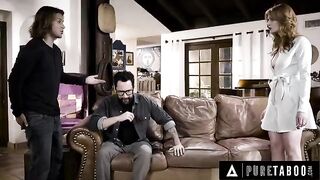 The depressed widower fucks the look-alike of his late wife with intense passion