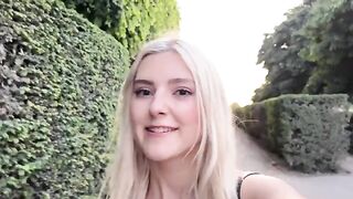 I met a random guy in Paris and he fucked me hard, finishing on my tits