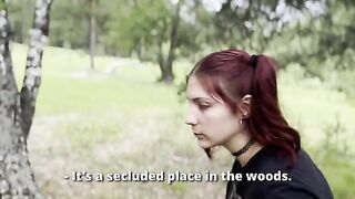 I helped a girl who got lost in the woods, fucking her pussy hard