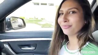 Petite teen Gianna Dior got picked up and fucked by a fan with intense passion