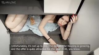 Girl tried to extend wardrobe lease, got fucked instead