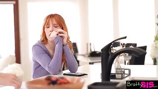 Madi Collins, the petite redhead from Chicago, is feeling under the weather and needs some intimate attention to recover