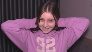 The girl was given a very big cock, which caused her much pain
