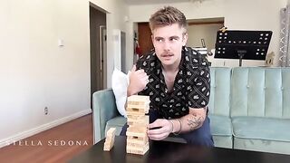 Two guys fucked two hot girls on a bed, what a scene!