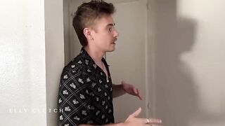 Two guys fucked two hot girls on a bed, what a scene!