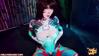 NERF This! Dva gets triple damage - Overwatch cosplay action in 60fps