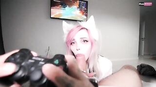 I played Genshin Impact while my girlfriend fucked me, it was a perfect day