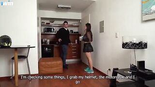 Aglaia Spicy delivers her ass at the house of her best friend
