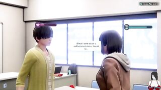 3D Hentai School Girl Yuna Room Girl All Sex Scenes -2