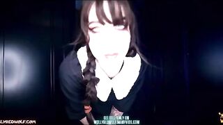 Xavier fucks Wednesday Addams hard in a steamy, intense session