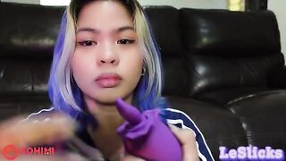 The naughty Filipino girl plays with her pussy using a vibrator