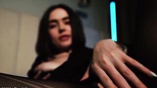 A hot girl with big boobs got her pussy oiled and fucked