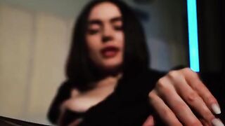 A hot girl with big boobs got her pussy oiled and fucked