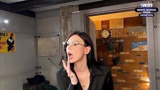 A guy spied his hot stepmom in the shower and fucked her there