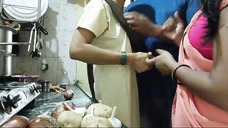 A threesome sex video featuring Indian beauties with intense passion