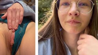 Public and outdoor teen squirting compilation with big labia