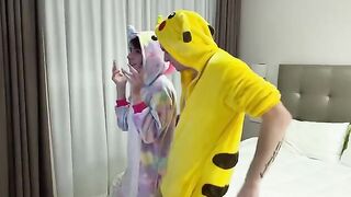 Cute girl kneaded after tiktok dance video recording