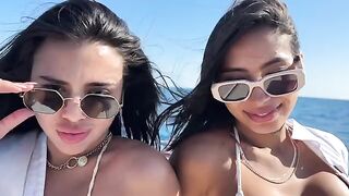 We seduced a boat captain for a delicious cum-filled threesome