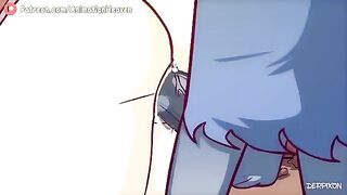 A hot animated girl goes on a treasure hunt and encounters some intense action
