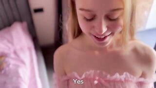 My stepsister had to prepare for a date, so I helped her choose underwear