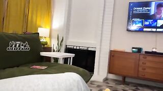 A date with a stranger turns into a threesome with her roommate