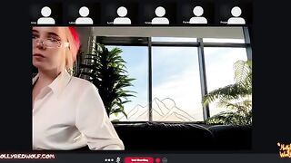 Girl was fucked by her boyfriend through Zoom meeting