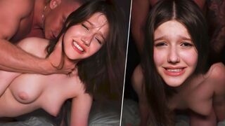 The guy managed to fuck a cute girl, she was out of breath