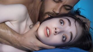 Shy teen gets a big cock from her dad in a rough session