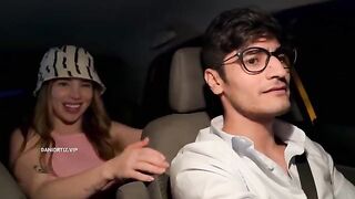 The bride-to-be Dani Ortiz destroys the taxi driver's dick