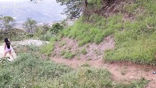 Fitness Latina MILF with big ass gets spied on while running by BBC