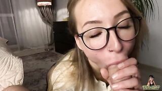 A girl worked as a secretary and got fucked after work by her boss