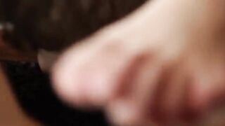 Redhead British teen gets fucked hard by a huge dick and makes cum face