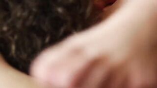 Redhead British teen gets fucked hard by a huge dick and makes cum face