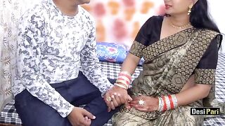 Desi Pari’s step sister and brother fucked on Rakhi with rough Hindi audio