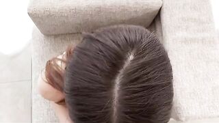 Unrivaled close-up handjob and blowjob from stunning Asian beauty