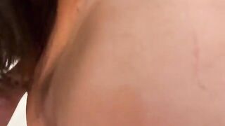 Brunette PAWG fucked hard in the kitchen by her stepbrother
