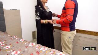 Desi Pari gets fucked by step-cousin with rough Hindi talk