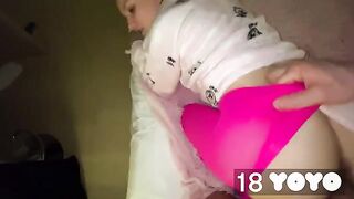 A stepfather fucked her, and her stepbrother didn’t want to fuck her anymore