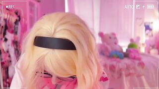 SpiderGwen uses my cock after tying me up, in a wild scenario