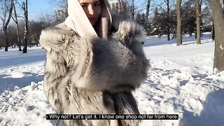 Fella walked a dog and fucked a hot slut in doggy style hard
