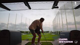 A rough sex night after a date of golf with a blonde hottie