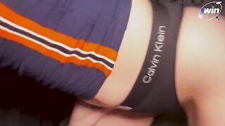 A cute stepsister woke me up from a dream and gave me a blowjob