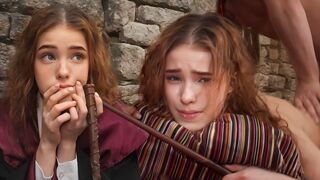 Hermione Granger accidentally cast a spell on someone's cock