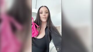 A girl is fucking with a guy in the hotel room, cheating on her boyfriend