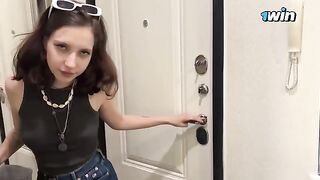 Met a cute Ukrainian girl on the street and fucked her that day